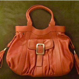 Cole Hahn Purse Handbag with Silver Hardware & Pockets and Dust Cover NWT